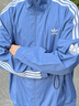 adidas休闲简约三条纹梭织立领夹克外套男装秋季阿迪达斯三叶草   深蓝(推荐选大一码)   XS 实拍图