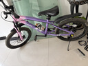永久儿童自行车6-10-15岁以上中大童变速减震山地车单车赛车男女孩 辐条-维卡紫【减震 碟刹 99%装】 20寸单速【适合130-155cm】 实拍图