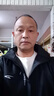 德尔惠冲锋衣男春秋季夹克外套男户外连帽运动服休闲宽松男装 黑色 XL  实拍图