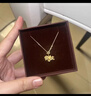 周大生【生日礼物】黄金项链爆闪碎碎冰吊坠本命年生肖马送女友 足金小飞马吊坠-【赠银链】 2.32g 实拍图