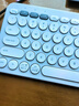 罗技（Logitech）时尚系列K390无线蓝牙键盘 超薄便携 新升级 白色 79键 实拍图