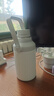 小米大肚保温杯 户外保温水壶 双饮保冷杯  316L便携水杯 云雾白 1L  实拍图
