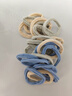 海盐蓝发绳发绳发圈头绳简约扎高马尾皮筋少女可爱头饰无缝高弹力 20根（opp袋包装）【颜色随机】 实拍图