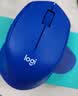 罗技（Logitech）M330 静音鼠标 无线鼠标 办公鼠标 右手鼠标 蓝色 带无线2.4G接收器 实拍图