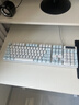 银雕(YINDIAO) KM500有线发光键盘鼠标 机械手感游戏电竞笔记本台式电脑外设 薄膜键鼠套装 白蓝 实拍图