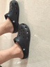 卡骆驰（CROCS）檀健次同款经典洞洞鞋轻便百搭女沙滩鞋包头拖鞋男鞋|10001 黑色-001(含智必星) 37 /38(230mm) 实拍图