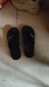 卡帝乐鳄鱼（CARTELO）人字拖鞋男士夏季户外穿运动居家用软底沙滩凉拖 VP1520 黑色 39 实拍图