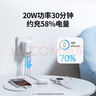 绿联氮化镓充电器三口20W多口适用苹果17快充头iPhone17ProMax/16e/15/Air华为手机USB/双Type-C插头 实拍图