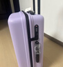 米家小米行李箱20英寸拉杆箱可登机箱万向轮旅行箱男女小型密码箱紫色 实拍图
