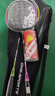 红双喜（DHS）DHS羽毛球拍对拍2支装实惠训练羽拍双拍1012(含手胶羽毛球) 实拍图