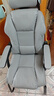 英斯迪尔（INSDEA）家用电脑椅舒适久坐书桌办公椅可躺沙发椅休闲弓形椅电竞椅固定脚 灰色+头枕+脚踏-升级乳胶款 钢制脚 联动扶手 实拍图