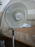 美的（Midea）【幸运草安睡1S】一级能效直流变频声控电风扇家用遥控卧室静音落地扇台式桌面抗菌大风力转页扇 实拍图