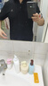 梦特娇（MONTAGUT）【长绒棉&吸汗透气】商务休闲舒适亲肤短袖男士Polo衫JG 黑色 XL 实拍图