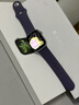 Apple/苹果 Watch S11 智能手表GPS款42毫米银色铝金属表壳雾紫色运动型表带S/M MEUT4CH/B 实拍图