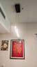 欧普照明（OPPLE）餐吊灯线条吊灯餐厅吊灯北欧风水晶灯餐桌灯造型灯装饰灯 迷迭黑/LED温馨暖白光 实拍图