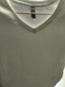 森马（Semir）短袖t恤女短款修身圆领内搭26夏凉感收腰V领上衣辣妹109326100003 实拍图