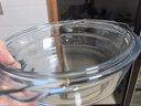 格娜斯双耳透明耐热玻璃碗大号带盖微波炉专用碗汤碗面碗沙拉碗餐具1.5L 实拍图