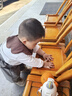 嘟嘟家宝宝裤子夏季儿童防蚊裤薄款男童工装裤女童童装衣服 深灰色 90 实拍图
