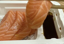 海天下冰鲜挪威三文鱼 中段切片双拼600g【可生食资质GB10136】源头直发 实拍图