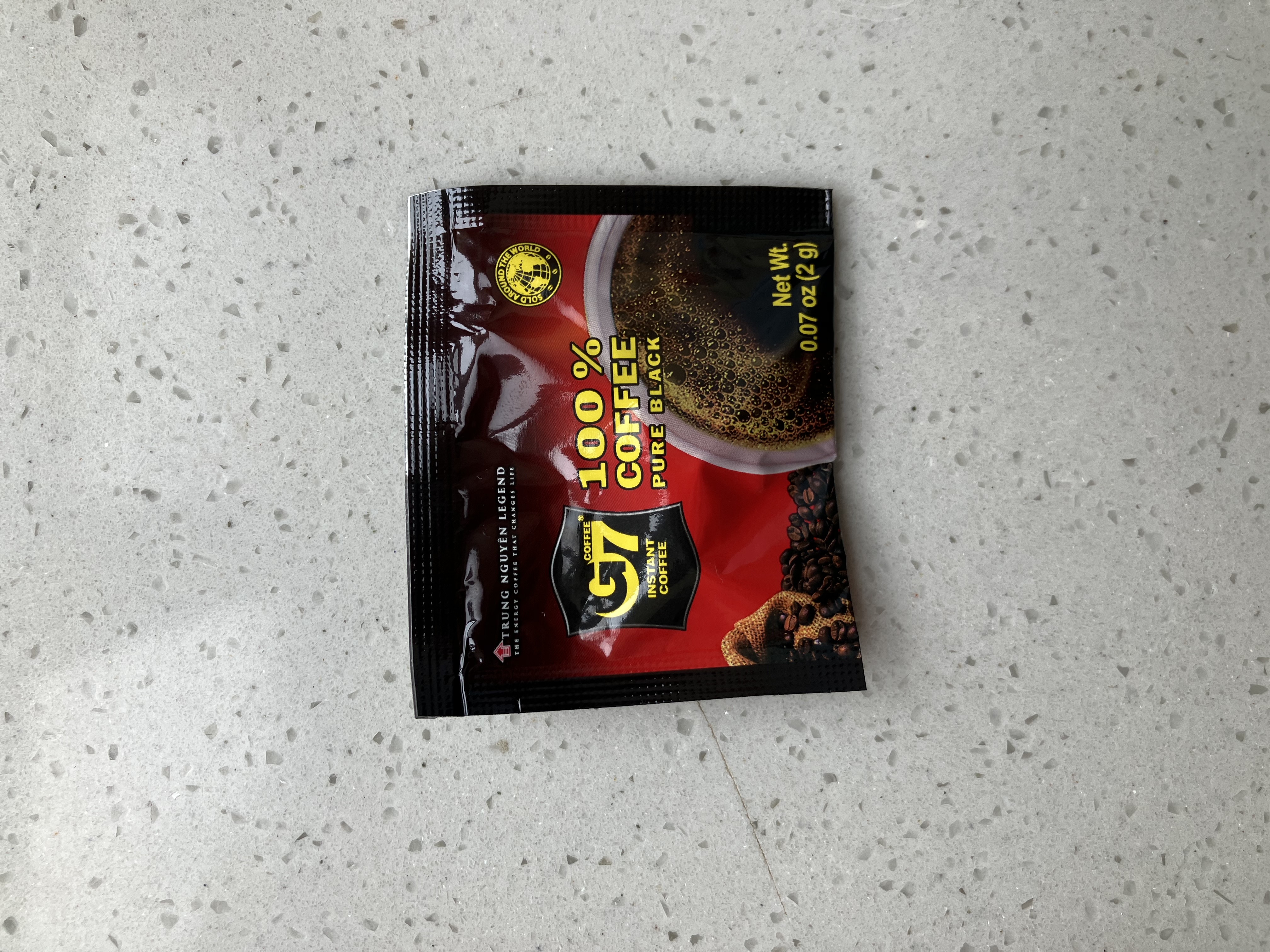 中原（TRUNG NGUYEN）G7黑咖啡粉 越南原装进口速溶纯咖啡 零添加美式咖啡200杯/400g 实拍图