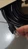 绿联超六类网线 CAT6A类万兆成品网线 家用电脑网络宽带工程跳线8芯双绞线兼容千兆2.5g 黑色50米55168 实拍图
