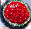 来一客母亲节鲜花速递99朵红玫瑰花束生日礼物表白送女友全国同城配送 99朵红玫瑰女神款 实拍图