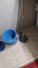 梦庭 自拧水拖把 1布1套 45cm旋转拧水拖把纤维布免手洗墩布拖布拖地 实拍图