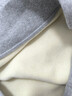 JEANSWEST LIFE真维斯加绒卫衣男秋冬季加厚保暖外套三角设计重磅灰色圆领上衣男 实拍图