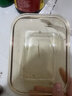 美丽雅玻璃饭盒640ml 上班族带饭可微波炉加热 高硼硅保鲜便当盒 实拍图