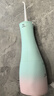 拜尔专业冲牙器 手持式水牙线家用电动超声波洁牙去除正畸专用牙齿清洁洗牙神器 M401海洋蓝 实拍图