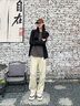 蕉内凉皮3系女士防晒衣服速干透气修身凉感薄防紫外线夏季外套新款 黑色 M 实拍图