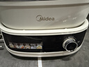 美的（Midea）电蒸锅电火锅电煮锅电炒锅多用途锅蒸包子锅电热锅蒸蛋锅加厚不锈钢智能彩屏多功能锅MZ-ZGC282866 实拍图