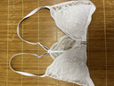 蕉内舒服蕾303A女士内衣法式美背蕾丝轻性感夏季透气薄款前扣文胸罩 【前扣美背】云雾紫 L （75C/80A/80B） 实拍图