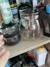 一壶四杯茶壶套装 大容量玻璃茶杯带滤网耐高温水壶茶具无底座 1000ML一壶+四杯套装 1件 实拍图
