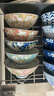 美浓烧（Mino Yaki） 【日本原装进口】餐具陶瓷碗日式釉下彩洗碗机可用家用饭碗 5英寸山茶花饭碗5件套【礼盒装】 实拍图