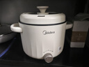 美的（Midea）电煮锅 泡面火锅宿舍小电锅 电蒸锅 多功能家用电热锅 2.6L蒸煮一体 小型2-3人用 配带蒸笼XZE2076 实拍图