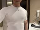 GOLOVEJOY高乐捷健身衣男速干短袖紧身显肌肉跑步运动上衣训练服压缩衣白L 实拍图