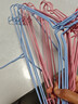 衣架成人加粗防滑加厚学生宿舍无痕挂衣架家用衣服晾衣架撑子衣挂 40cm平肩带钩（四季款） 5支装（颜色随机） 实拍图