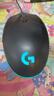 罗技（G）G102第二代游戏鼠标 RGB流光灯效鼠标 轻量化  游戏级8000DPI传感器 黑色 200-8000DPI 实拍图