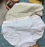 有棵树【元气紫】A类婴儿棉内裤女纯棉10A抗菌桑蚕丝裆运动风三角裤 实拍图