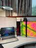 雕塑家15.6英寸4K超清双屏便携式显示器可折叠 100%sRGB AI滤蓝光办公炒股票 电脑笔记本扩展副屏MU156LA 实拍图