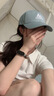 adidas经典舒适运动遮阳棒球帽子男女阿迪达斯官方 灰蓝/白   OSFW(女子) 实拍图