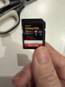 闪迪（SanDisk）256GB SD内存卡 V90 8K U3 C10 高速相机存储卡 读写速300MB/s IP68 6米防摔 影院级高清拍摄 实拍图