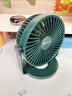 赛亿蓄电款电风扇小风扇小台扇风扇小型迷你USB便携小风扇学生宿舍床头办公室桌面电风扇2000毫安 实拍图