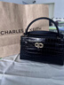 CHARLES&KEITH鳄鱼纹凯莉包手提斜挎婚包包女包生日礼物CK2-50270880-1 Black黑色 S 实拍图