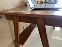 华舟实木书桌简约小户型家用写字桌台式电脑桌卧室学习桌 1.2米胡桃色 实拍图