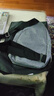 运动跑步包男休闲斜挎包手机包防泼水健身包女单肩包 灰色 实拍图
