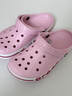 CROCS卡骆驰贝雅卡骆班洞洞鞋轻便耐磨拖鞋一脚蹬休闲鞋|205089 芭蕾粉/糖果粉-6TG 36 /37(220mm) 实拍图