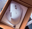 罗技（Logitech）大师系列 MX Master 4 高性能无线蓝牙鼠标  办公鼠标 静音鼠标  升级款 浅灰 带无线接收器 实拍图