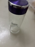 希诺单层玻璃杯子女士加厚泡茶杯便携车载时尚水杯XN-9056紫色 360ml 实拍图